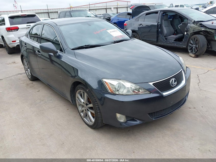 2008 Lexus Is VIN JTHBE262285021251 IAAI salvage auction — UNDERCARRIAGE, Salvage (Texas), sold $2,050 on 2026-07-28 (photo 1)