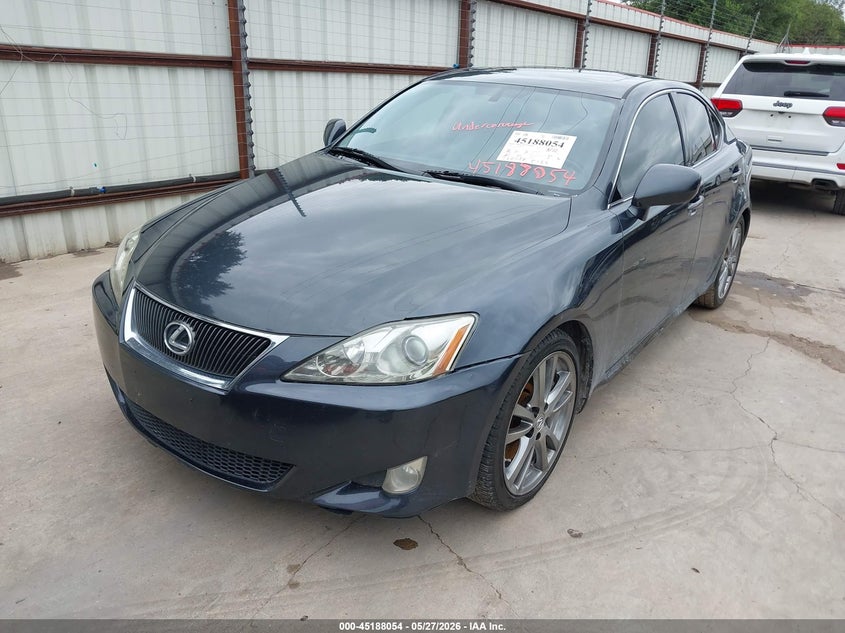 2008 Lexus Is VIN JTHBE262285021251 IAAI salvage auction — UNDERCARRIAGE, Salvage (Texas), sold $2,050 on 2026-07-28 (photo 2)