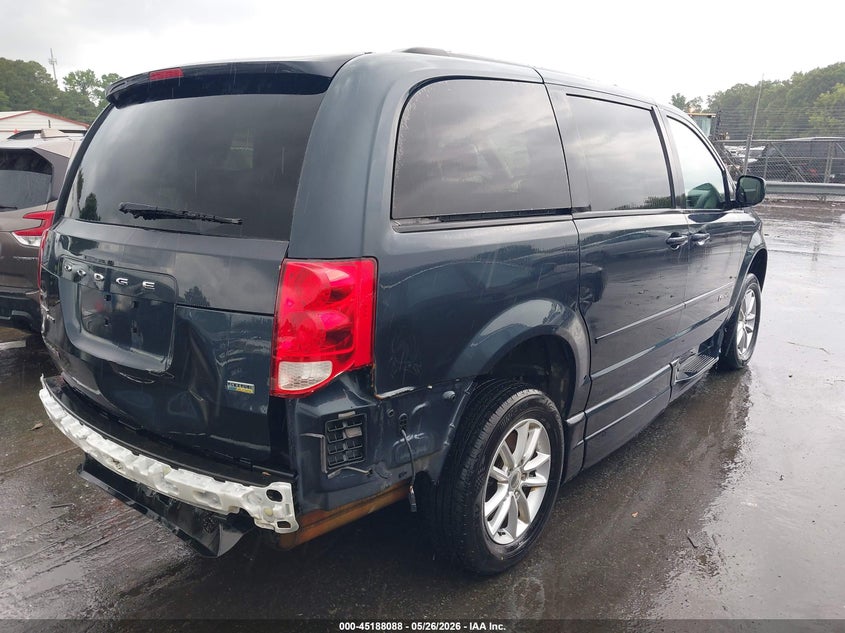 2013 Dodge Caravan VIN 2C4RDGCG2DR669153 IAAI salvage auction — REAR END, Salvage (North Carolina), sold $600 on 2026-07-08 (photo 4)