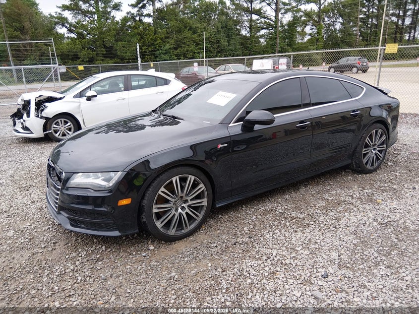 2013 Audi A7 VIN WAU2GAFC7DN053618 IAAI salvage auction — FRONT & REAR, Salvage (Alabama), sold $3,850 on 2026-07-13 (photo 2)