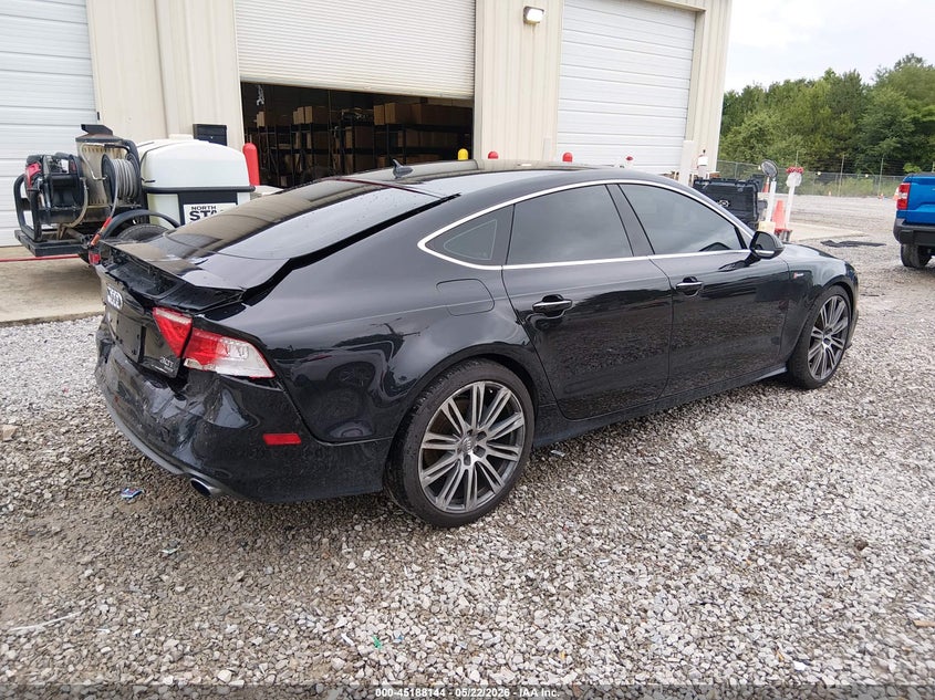 2013 Audi A7 VIN WAU2GAFC7DN053618 IAAI salvage auction — FRONT & REAR, Salvage (Alabama), sold $3,850 on 2026-07-13 (photo 4)