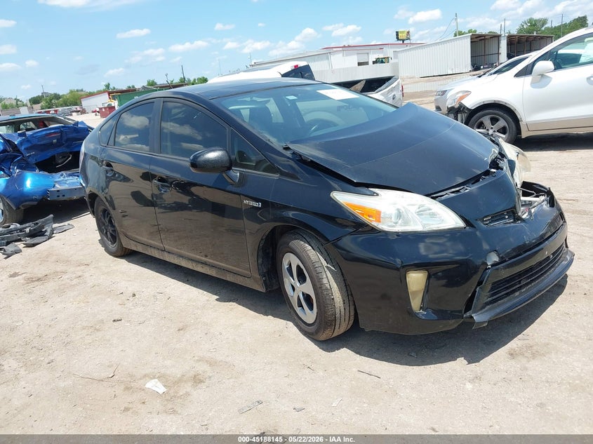 2013 Toyota Prius VIN JTDKN3DU1D5655897 IAAI salvage auction — LEFT FRONT, Original (Texas), sold $1,075 on 2026-07-15 (photo 1)