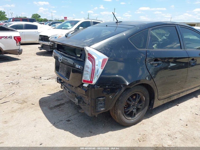 2013 Toyota Prius VIN JTDKN3DU1D5655897 IAAI salvage auction — LEFT FRONT, Original (Texas), sold $1,075 on 2026-07-15 (photo 4)