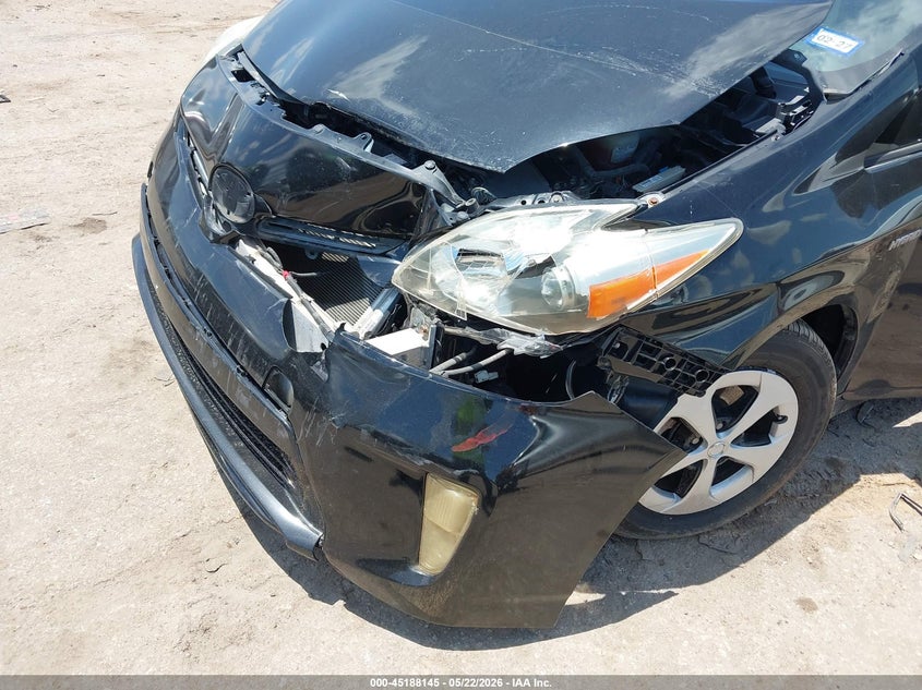 2013 Toyota Prius VIN JTDKN3DU1D5655897 IAAI salvage auction — LEFT FRONT, Original (Texas), sold $1,075 on 2026-07-15 (photo 6)