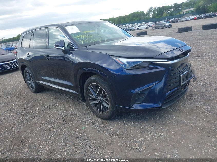 2025 Lexus Tx VIN 5TDAAAB60SS031743 IAAI salvage auction — LEFT FRONT, Salvage Title, sold $30,600 on 2026-07-20 (photo 1)