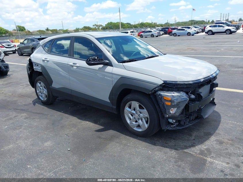 2025 Hyundai Kona VIN KM8HA3AB2SU323832 IAAI salvage auction — SIDE, Rebuildable (Florida), sold $5,375 on 2026-07-30 (photo 1)
