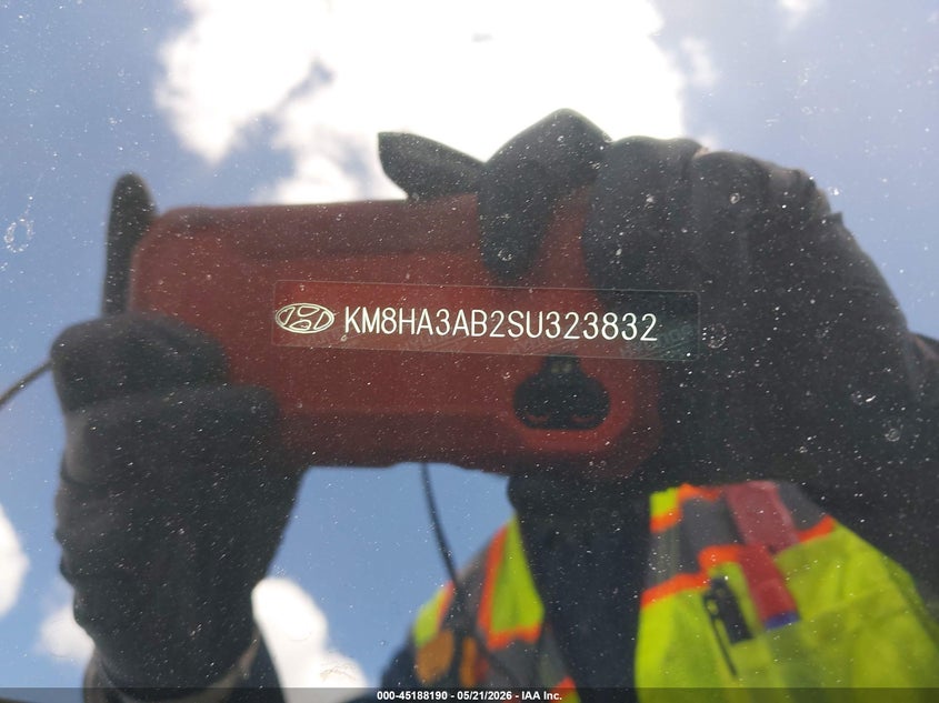 2025 Hyundai Kona VIN KM8HA3AB2SU323832 IAAI salvage auction — SIDE, Rebuildable (Florida), sold $5,375 on 2026-07-30 (photo 9)