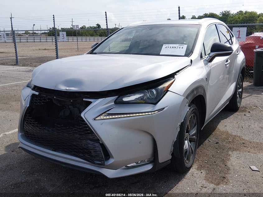 2017 Lexus Nx VIN JTJYARBZ7H2074416 IAAI salvage auction — FRONT END, Salvage Title, sold $7,200 on 2026-07-13 (photo 2)