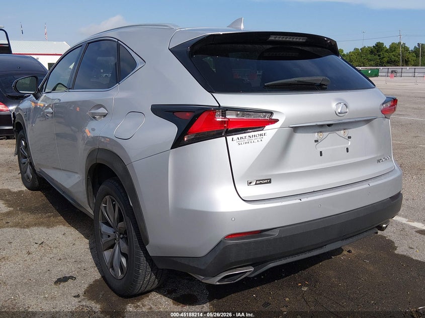2017 Lexus Nx VIN JTJYARBZ7H2074416 IAAI salvage auction — FRONT END, Salvage Title, sold $7,200 on 2026-07-13 (photo 3)