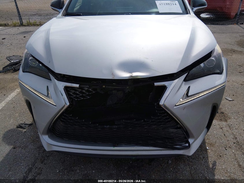 2017 Lexus Nx VIN JTJYARBZ7H2074416 IAAI salvage auction — FRONT END, Salvage Title, sold $7,200 on 2026-07-13 (photo 6)