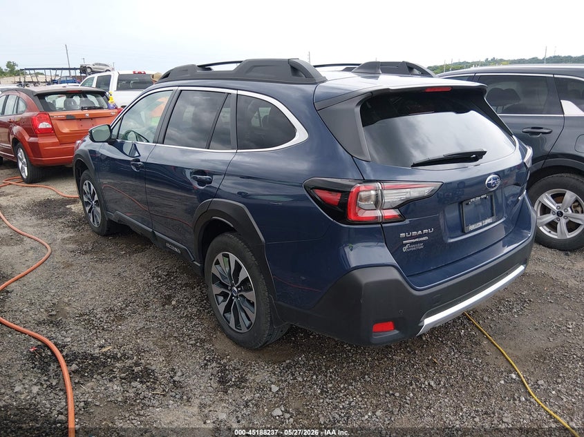 2025 Subaru Outback VIN 4S4BTANCXS3182389 IAAI salvage auction — HAIL, Clear (Oklahoma), sold $15,100 on 2026-08-01 (photo 3)