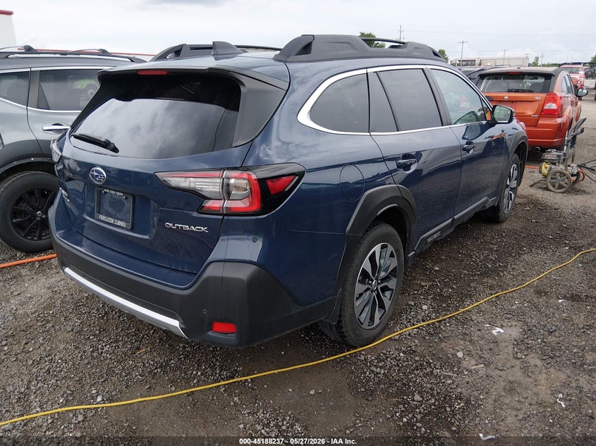 2025 Subaru Outback VIN 4S4BTANCXS3182389 IAAI salvage auction — HAIL, Clear (Oklahoma), sold $15,100 on 2026-08-01 (photo 4)