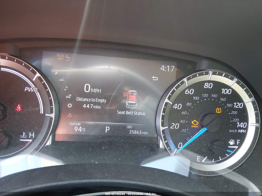 2023 Toyota Highlander VIN 5TDKARAH6PS018699 IAAI salvage auction — LEFT FRONT, Salvage (Texas), sold $14,000 on 2026-07-16 (photo 7)