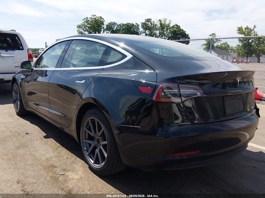 2019 Tesla Model 3 VIN 5YJ3E1EA4KF323543 IAAI salvage auction — REAR END, Salvage (New Jersey), sold $6,200 on 2026-08-29 (photo 3)