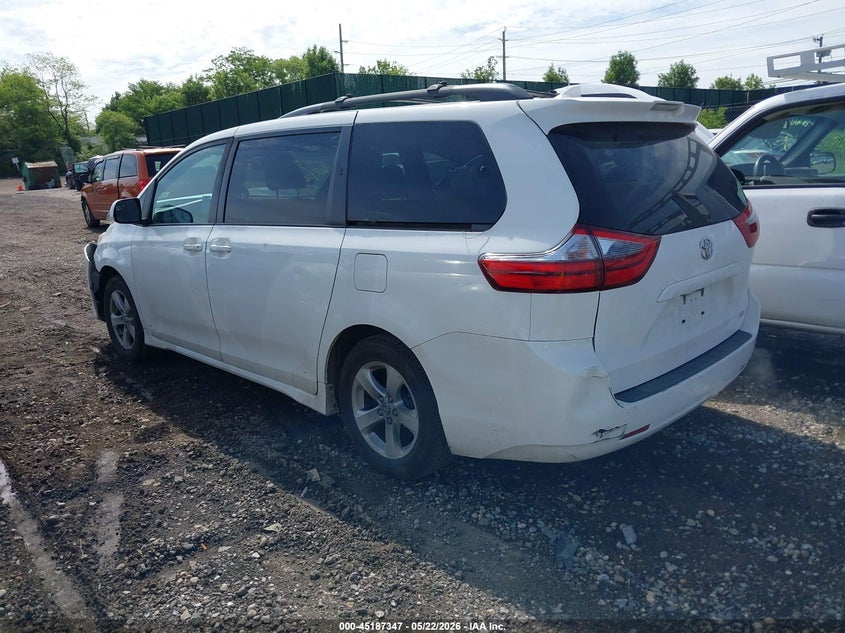 2020 Toyota Sienna VIN 5TDKZ3DC6LS049659 IAAI salvage auction — FRONT END, Mv-907A (New York), sold $4,450 on 2026-07-14 (photo 3)