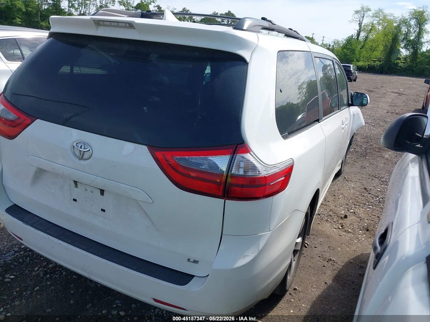 2020 Toyota Sienna VIN 5TDKZ3DC6LS049659 IAAI salvage auction — FRONT END, Mv-907A (New York), sold $4,450 on 2026-07-14 (photo 4)