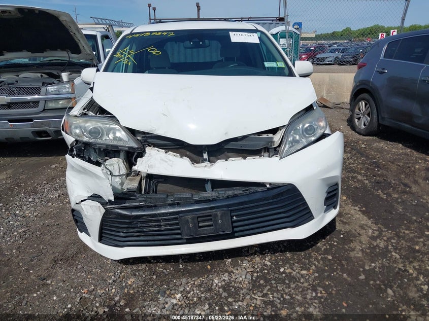 2020 Toyota Sienna VIN 5TDKZ3DC6LS049659 IAAI salvage auction — FRONT END, Mv-907A (New York), sold $4,450 on 2026-07-14 (photo 6)
