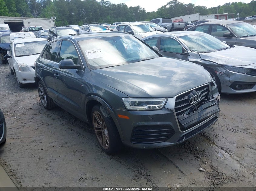 2018 Audi Q3 VIN WA1HCCFS4JR021204 IAAI salvage auction — FRONT END, Salvage Title, sold $4,600 on 2026-07-14 (photo 1)