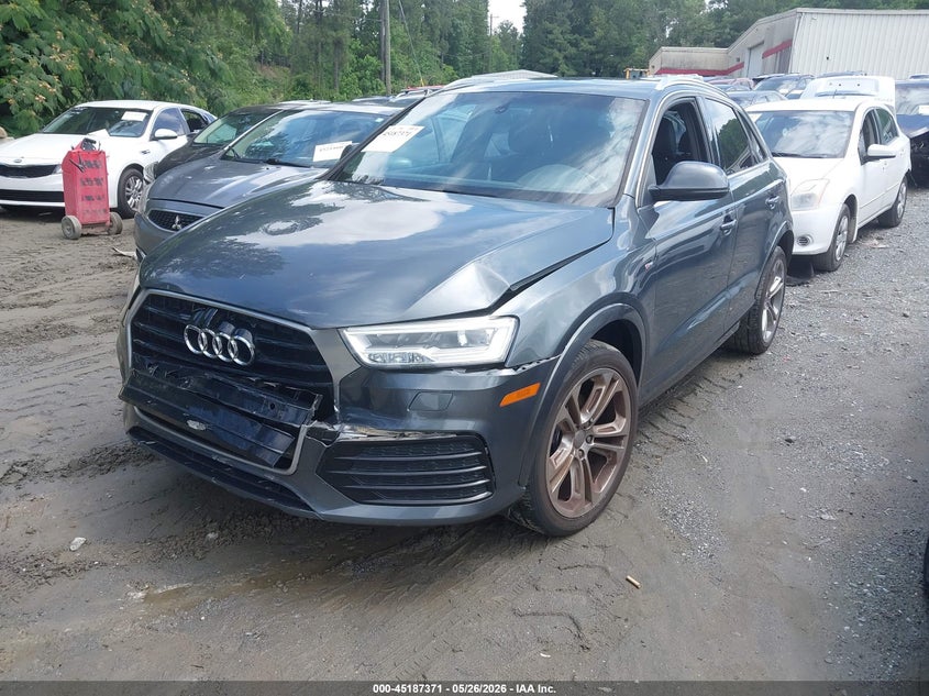 2018 Audi Q3 VIN WA1HCCFS4JR021204 IAAI salvage auction — FRONT END, Salvage Title, sold $4,600 on 2026-07-14 (photo 2)