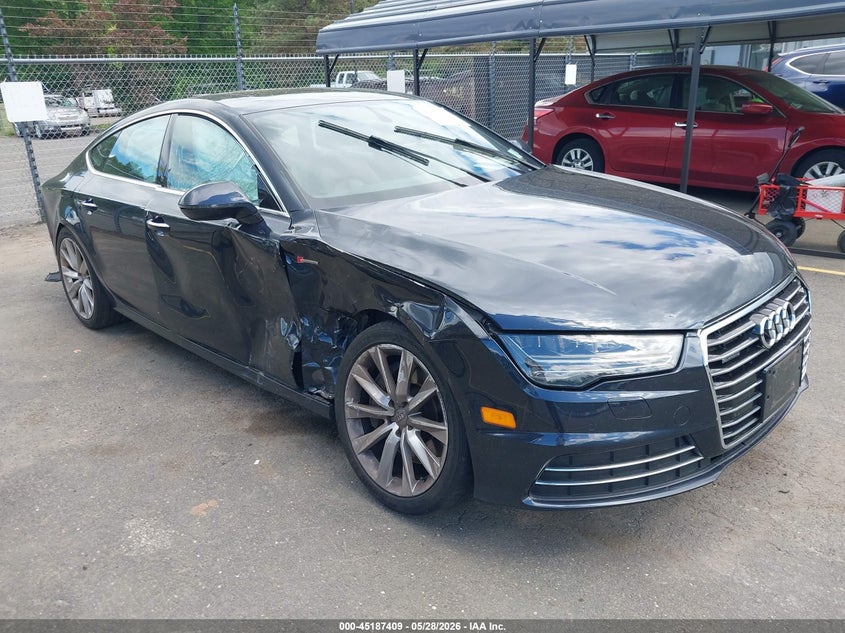 2016 Audi A7 VIN WAUWGAFCXGN005259 IAAI salvage auction — RIGHT FRONT, Salvage Title, sold $3,500 on 2026-07-09 (photo 1)