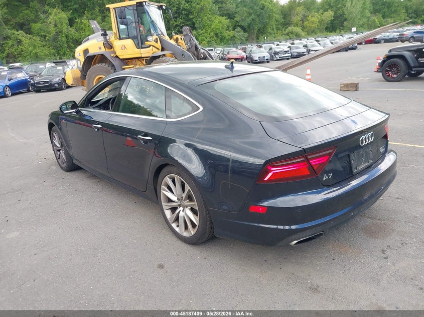 2016 Audi A7 VIN WAUWGAFCXGN005259 IAAI salvage auction — RIGHT FRONT, Salvage Title, sold $3,500 on 2026-07-09 (photo 3)