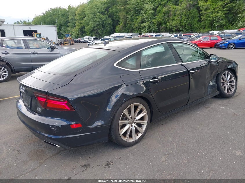 2016 Audi A7 VIN WAUWGAFCXGN005259 IAAI salvage auction — RIGHT FRONT, Salvage Title, sold $3,500 on 2026-07-09 (photo 4)