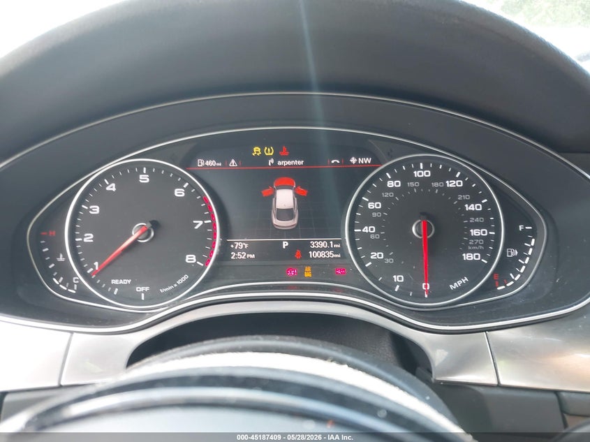 2016 Audi A7 VIN WAUWGAFCXGN005259 IAAI salvage auction — RIGHT FRONT, Salvage Title, sold $3,500 on 2026-07-09 (photo 7)