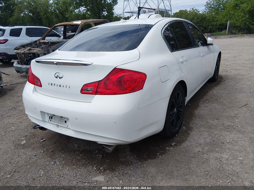 2013 Infiniti VIN JN1CV6AP4DM725437 IAAI salvage auction — FRONT END, Clear (Indiana), sold $1,100 on 2026-07-08 (photo 4)