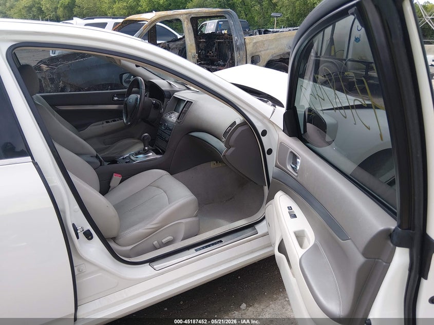2013 Infiniti VIN JN1CV6AP4DM725437 IAAI salvage auction — FRONT END, Clear (Indiana), sold $1,100 on 2026-07-08 (photo 5)