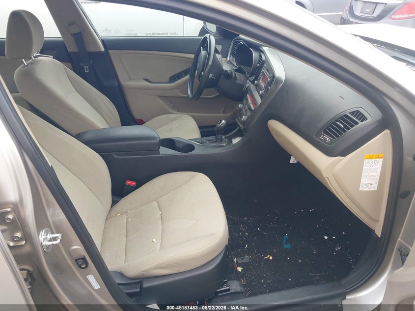 2013 Kia Optima VIN KNAGM4AD5D5058364 IAAI salvage auction — FRONT END, Salvage (Georgia), sold $275 on 2026-07-28 (photo 5)