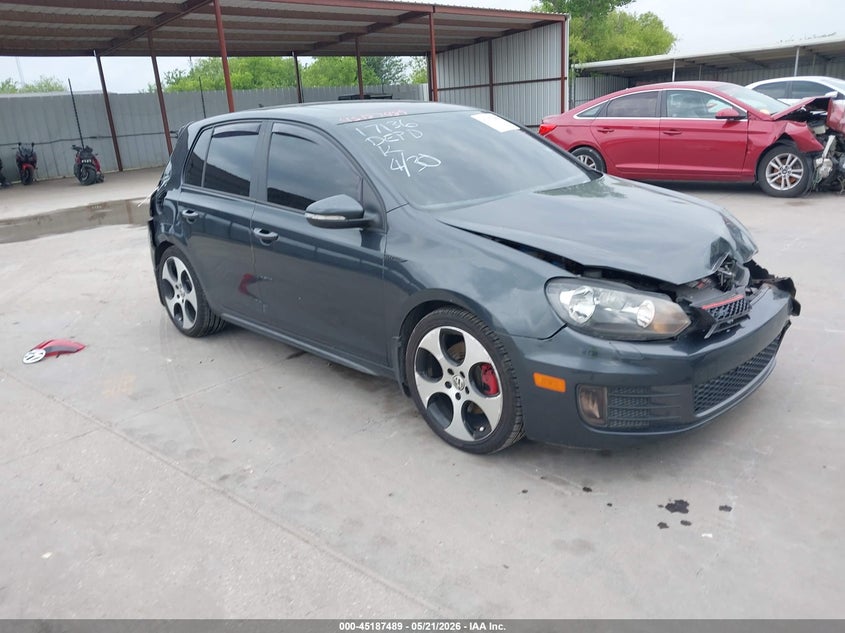 2012 Volkswagen Gti VIN WVWHV7AJ2CW252497 IAAI salvage auction — FRONT END, Salvage Title, sold $1,450 on 2026-08-19 (photo 1)