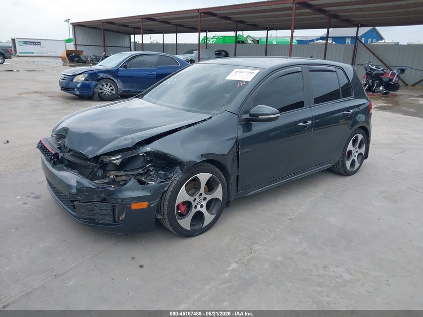 2012 Volkswagen Gti VIN WVWHV7AJ2CW252497 IAAI salvage auction — FRONT END, Salvage Title, sold $1,450 on 2026-08-19 (photo 2)