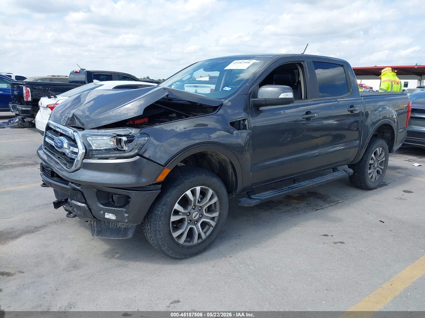 2019 Ford Ranger VIN 1FTER4FH0KLB14923 IAAI salvage auction — FRONT END, Original (Texas), sold $8,350 on 2026-07-30 (photo 2)