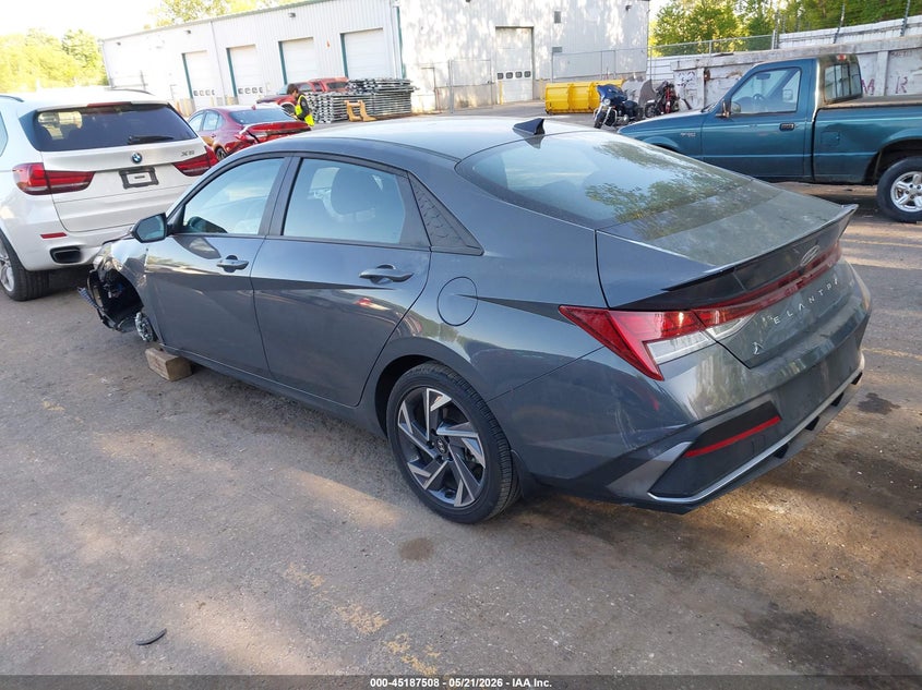 2025 Hyundai Elantra VIN KMHLM4DJ7SU173520 IAAI salvage auction — LEFT FRONT, Salvage (Michigan), sold $4,150 on 2026-07-30 (photo 3)