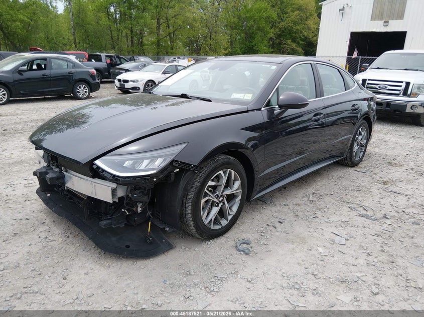 2023 Hyundai Sonata VIN KMHL64JA5PA283098 IAAI salvage auction — FRONT END, Mv-907A (New York), sold $3,575 on 2026-07-07 (photo 2)
