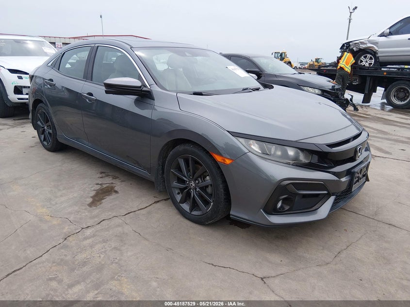 2020 Honda Civic VIN SHHFK7H6XLU201267 IAAI salvage auction — LEFT REAR, Original (Texas), sold $125 on 2026-07-21 (photo 1)