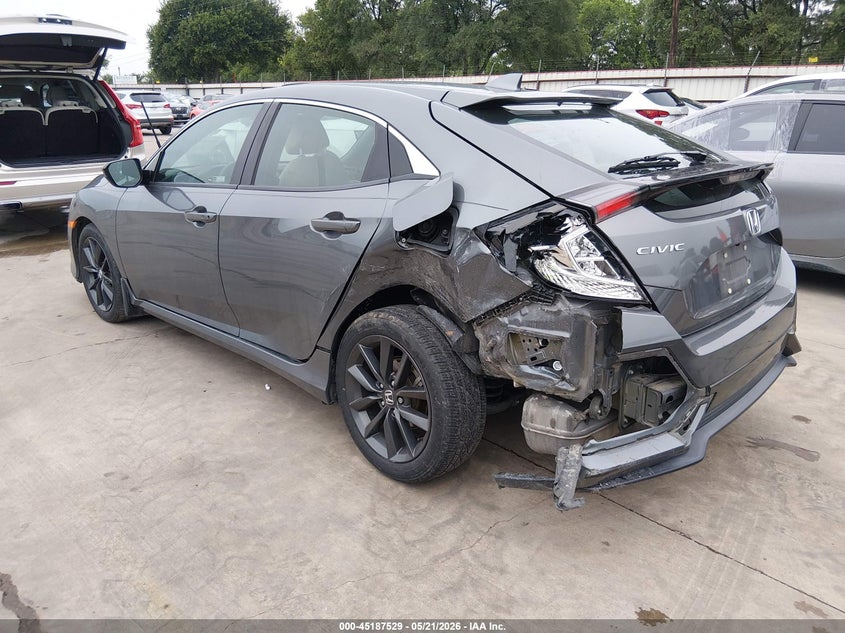 2020 Honda Civic VIN SHHFK7H6XLU201267 IAAI salvage auction — LEFT REAR, Original (Texas), sold $125 on 2026-07-21 (photo 3)