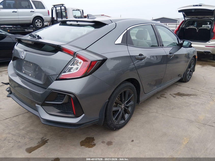 2020 Honda Civic VIN SHHFK7H6XLU201267 IAAI salvage auction — LEFT REAR, Original (Texas), sold $125 on 2026-07-21 (photo 4)