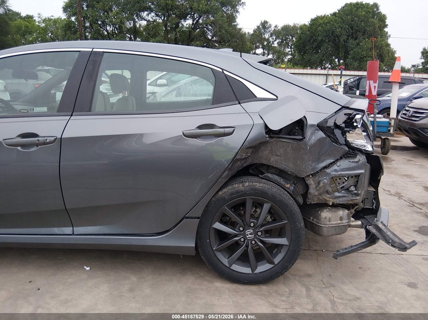 2020 Honda Civic VIN SHHFK7H6XLU201267 IAAI salvage auction — LEFT REAR, Original (Texas), sold $125 on 2026-07-21 (photo 6)
