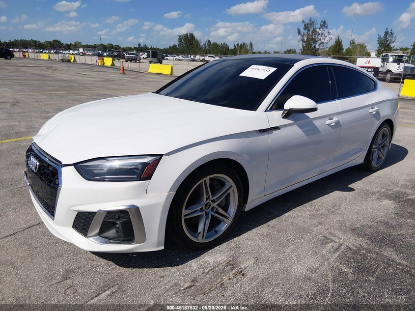 2021 Audi VIN WAUDACF55MA059366 IAAI salvage auction — RIGHT SIDE, Clear (Illinois), sold $7,800 on 2026-07-09 (photo 2)