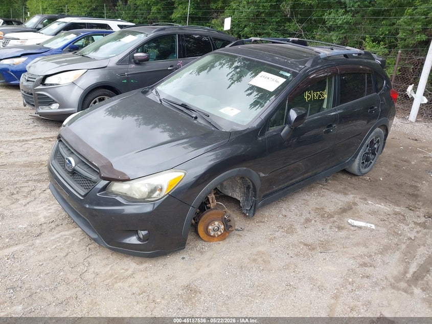 2014 Subaru Xv crosstrek VIN JF2GPAVC4E8206919 IAAI salvage auction — LEFT FRONT, Salvage (Indiana), sold $500 on 2026-07-08 (photo 2)