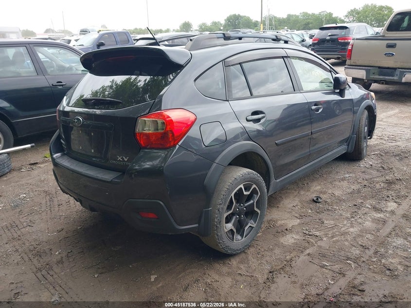 2014 Subaru Xv crosstrek VIN JF2GPAVC4E8206919 IAAI salvage auction — LEFT FRONT, Salvage (Indiana), sold $500 on 2026-07-08 (photo 4)