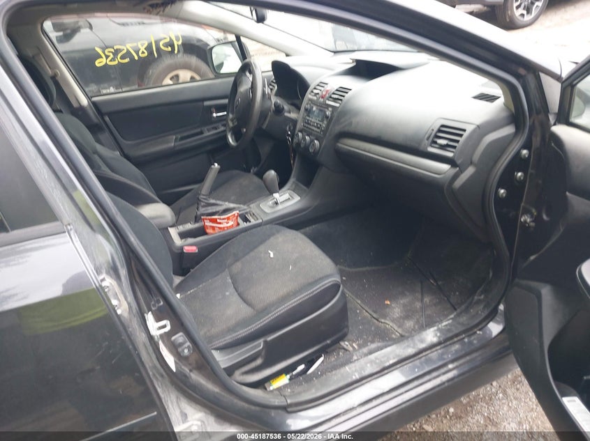 2014 Subaru Xv crosstrek VIN JF2GPAVC4E8206919 IAAI salvage auction — LEFT FRONT, Salvage (Indiana), sold $500 on 2026-07-08 (photo 5)