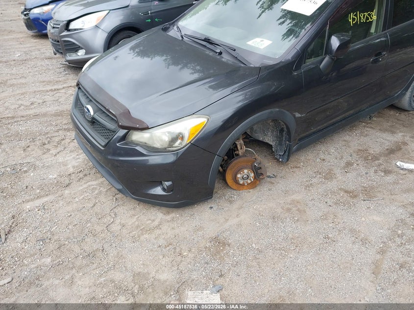 2014 Subaru Xv crosstrek VIN JF2GPAVC4E8206919 IAAI salvage auction — LEFT FRONT, Salvage (Indiana), sold $500 on 2026-07-08 (photo 6)