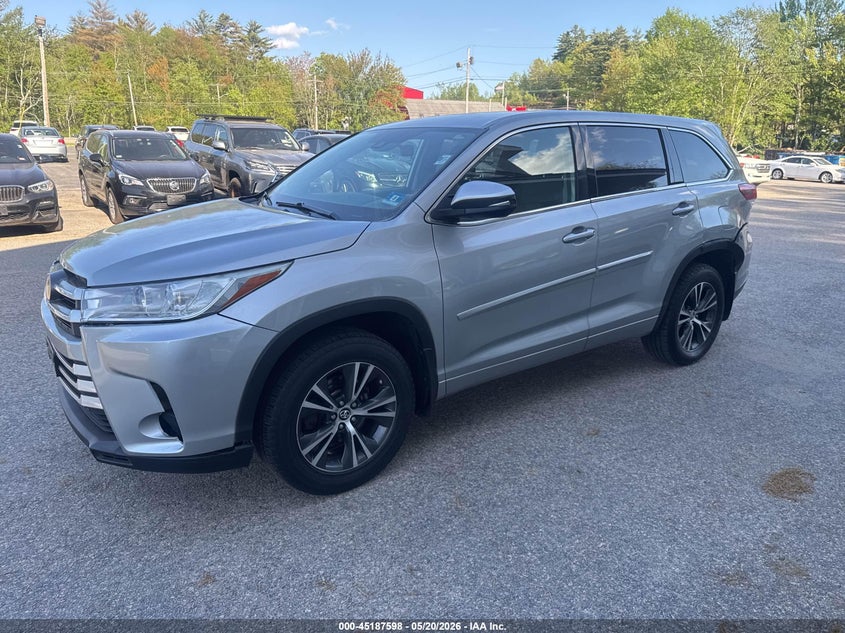 2018 Toyota Highlander VIN 5TDBZRFH9JS843564 IAAI salvage auction — LEFT SIDE, Clear (New Jersey), sold $10,300 on 2026-07-08 (photo 2)