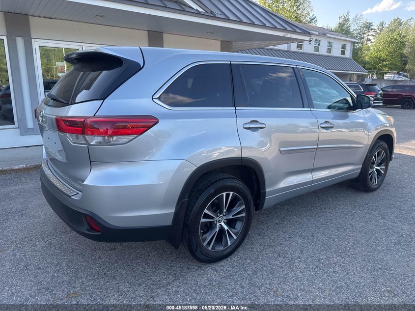 2018 Toyota Highlander VIN 5TDBZRFH9JS843564 IAAI salvage auction — LEFT SIDE, Clear (New Jersey), sold $10,300 on 2026-07-08 (photo 4)