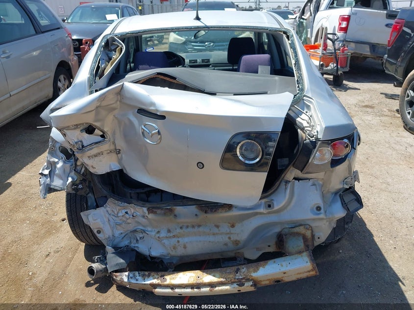 2009 Mazda 3 VIN JM1BK32G391247437 IAAI salvage auction — REAR END, Salvage (Texas), sold $150 on 2026-07-14 (photo 6)