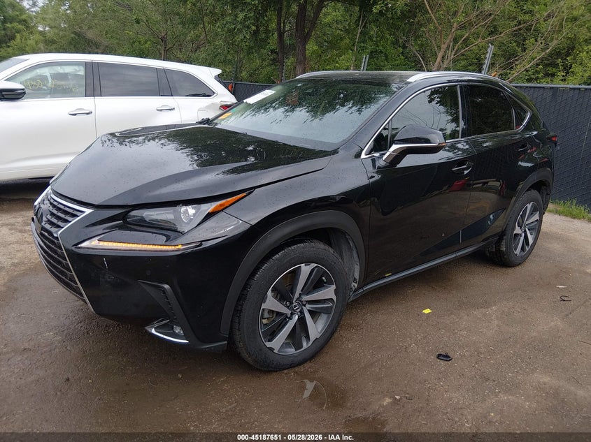 2020 Lexus Nx VIN JTJGARDZ6L2225831 IAAI salvage auction — RIGHT FRONT, Salvage Title, sold $7,950 on 2026-07-29 (photo 2)