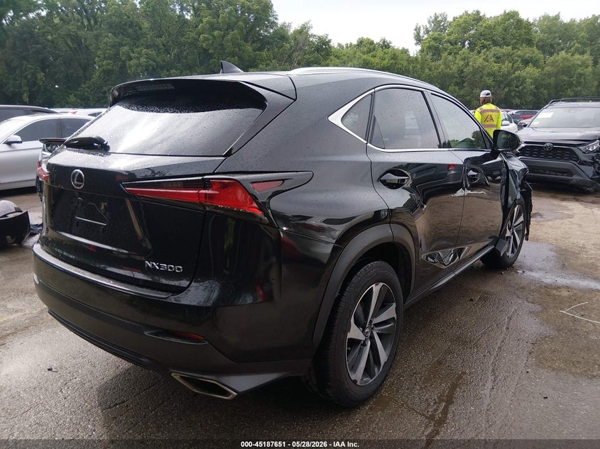 2020 Lexus Nx VIN JTJGARDZ6L2225831 IAAI salvage auction — RIGHT FRONT, Salvage Title, sold $7,950 on 2026-07-29 (photo 4)