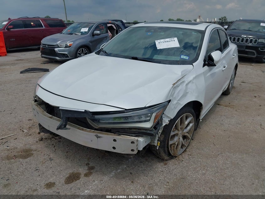 2021 Acura Ilx VIN 19UDE2F38MA003133 IAAI salvage auction — FRONT END, Original (Texas), sold $3,750 on 2026-09-03 (photo 2)